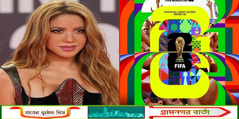 শাকিরা ও বার্না বয়ের যুগলবন্দিতে বিশ্বকাপের থিম সং 'দাই দাই'
