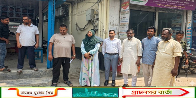 চরভদ্রাসনে জলাবদ্ধতা নিরসনে ড্রেন নির্মাণ কাজের উদ্বোধন
