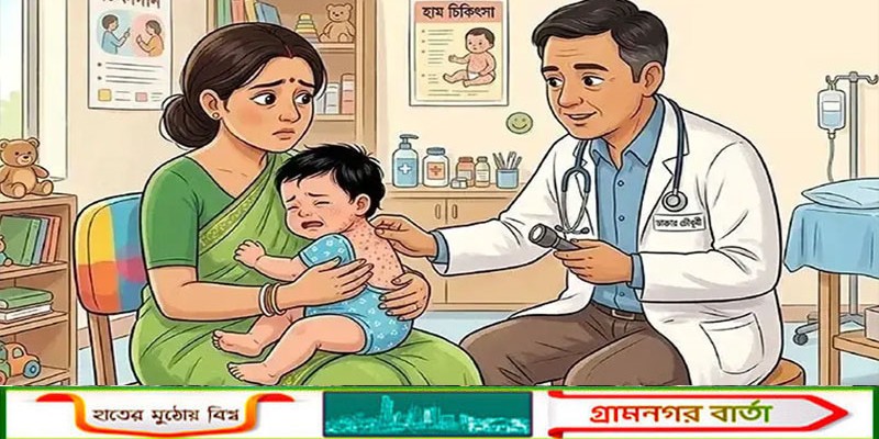 হাম ও উপসর্গে আরও ৭ শিশুর মৃত্যু, নতুন আক্রান্ত ১৬৬১