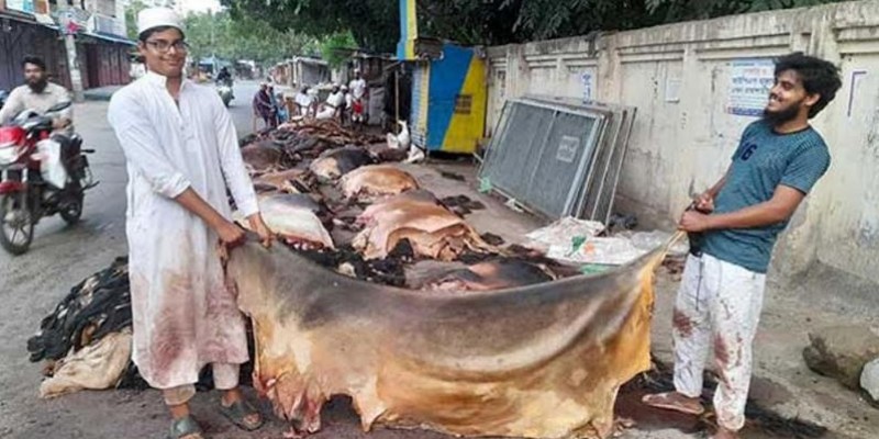 রাজশাহীতে এবারও চামড়ার দাম কম লোকসানে মৌসুমি ব্যবসায়ীরা
