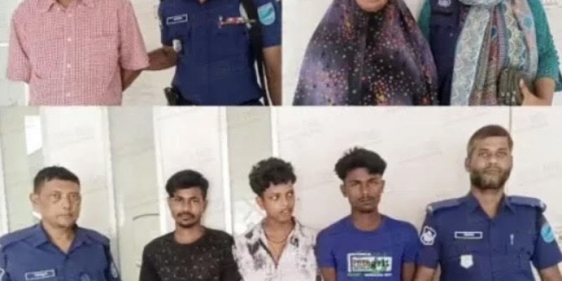 ডাসারে মানবপাচার মামলার সাজাপ্রাপ্ত পলাতক আসামিসহ গ্রেফতার ৫